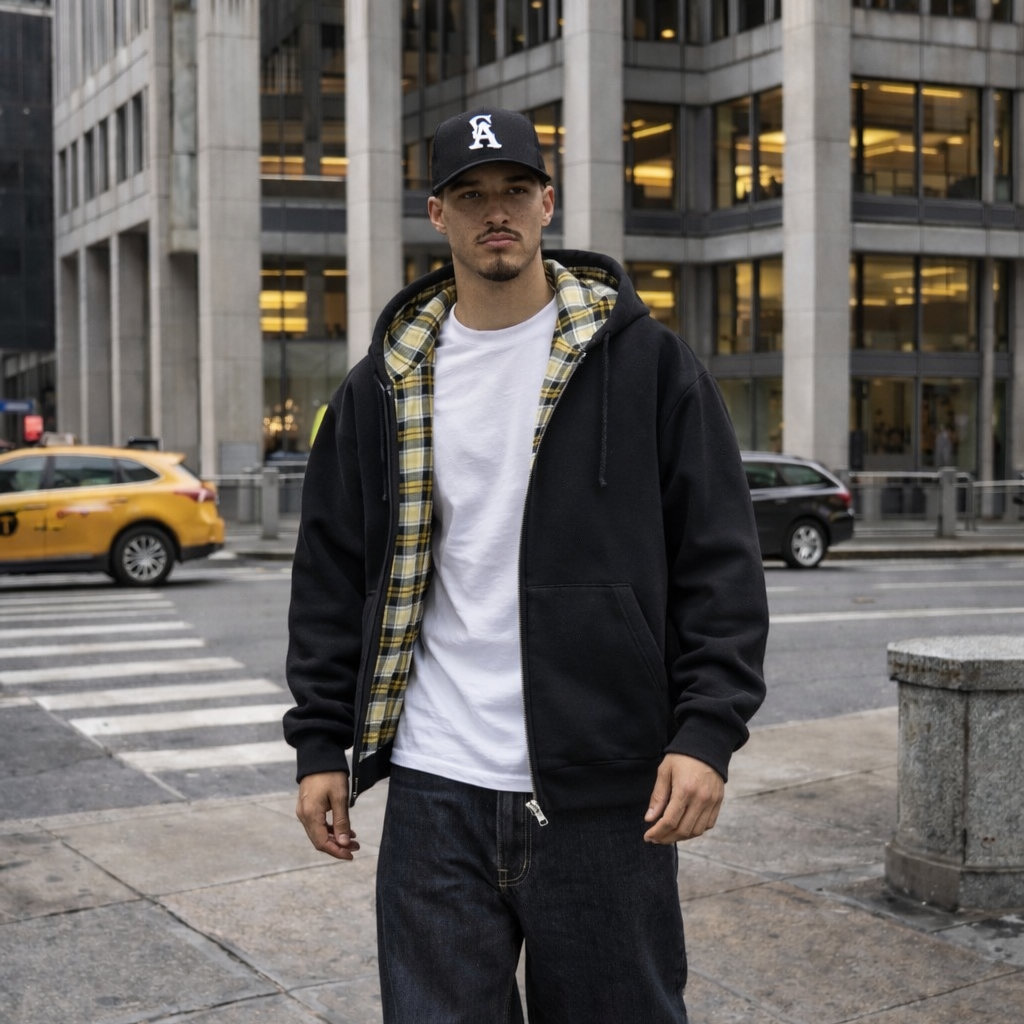 ØVERLAY - REVERSE MOZAÏC ZIP