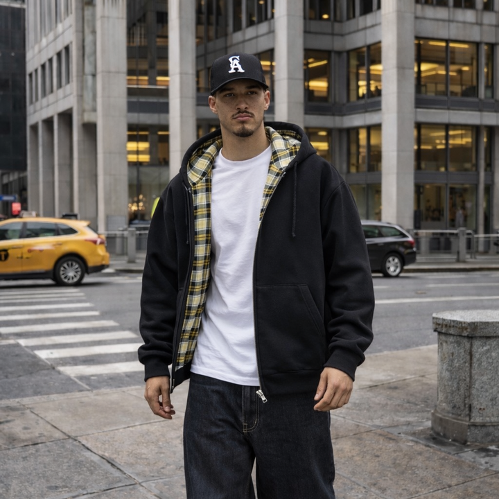 ØVERLAY - REVERSE MOZAÏC ZIP