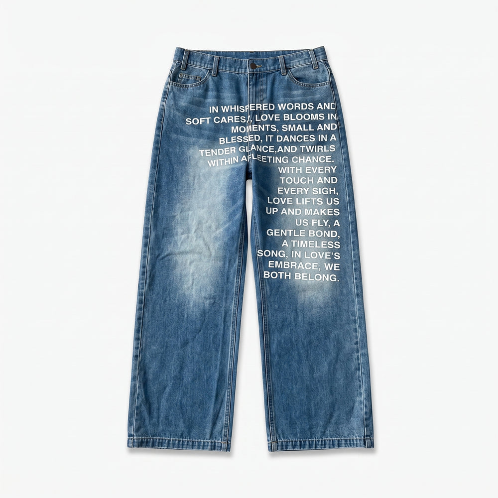 "LOVE VERSE" DENIM