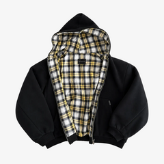 "REVERSE MOZAÏC" ZIP - Noir