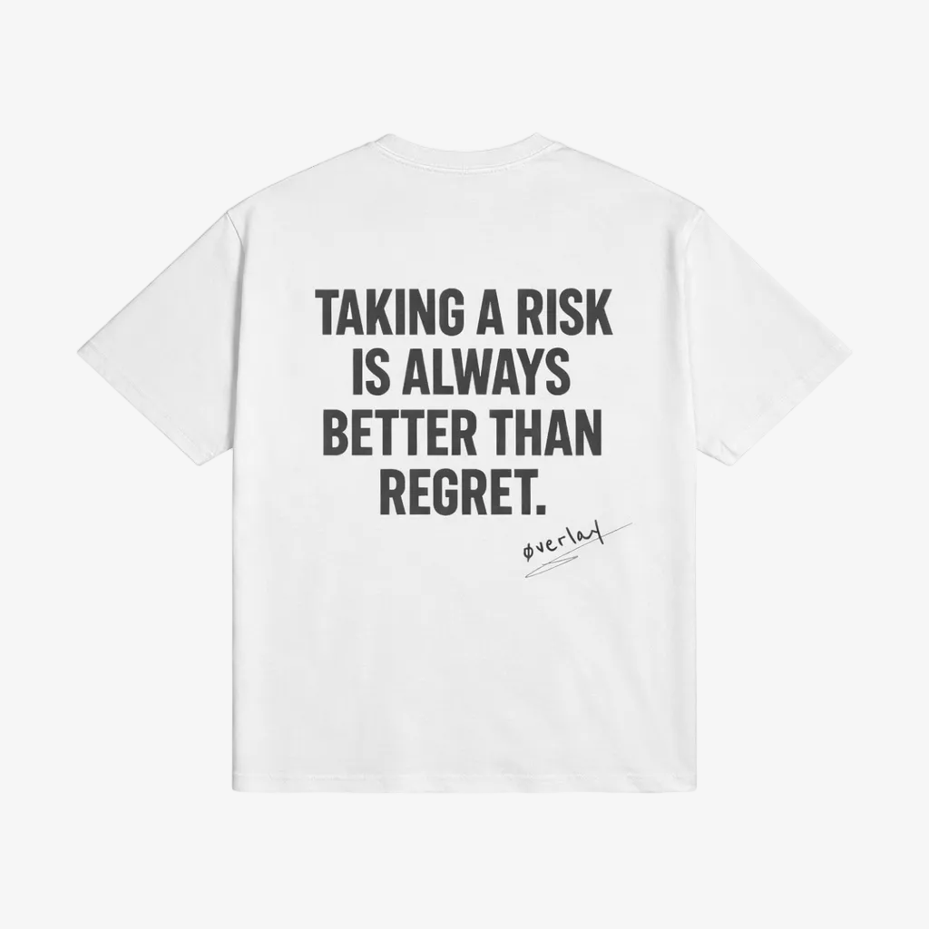 "TAKE RISK" TEE