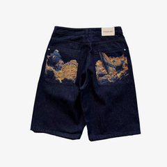 "WHALES" SHORT - Navy